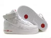 nike air force one kids chaussures femmes rouge blanc